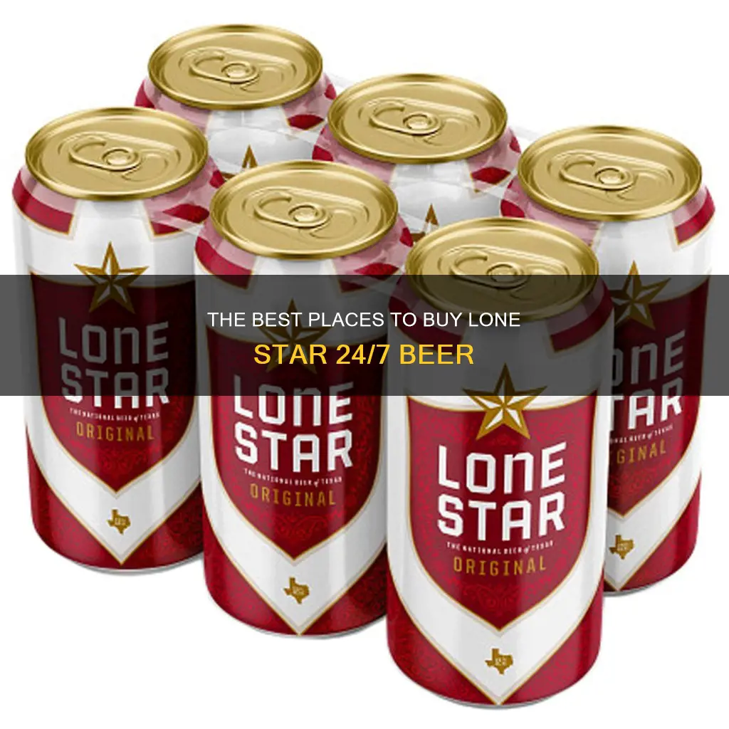 where buy lone star 24 7 beer