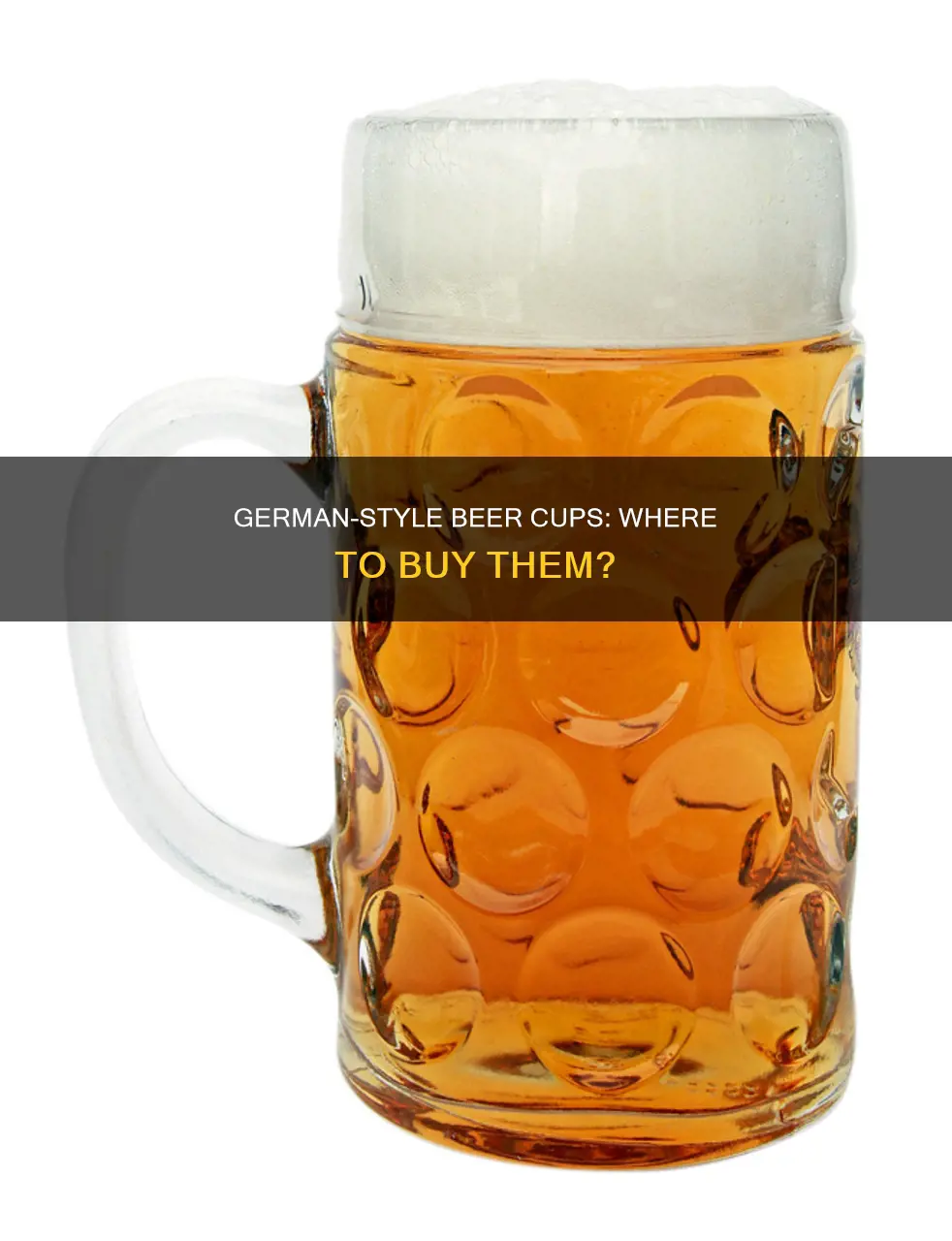 where can buy beer cups german style