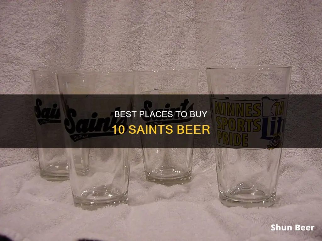 where can i buy 10 saints beer