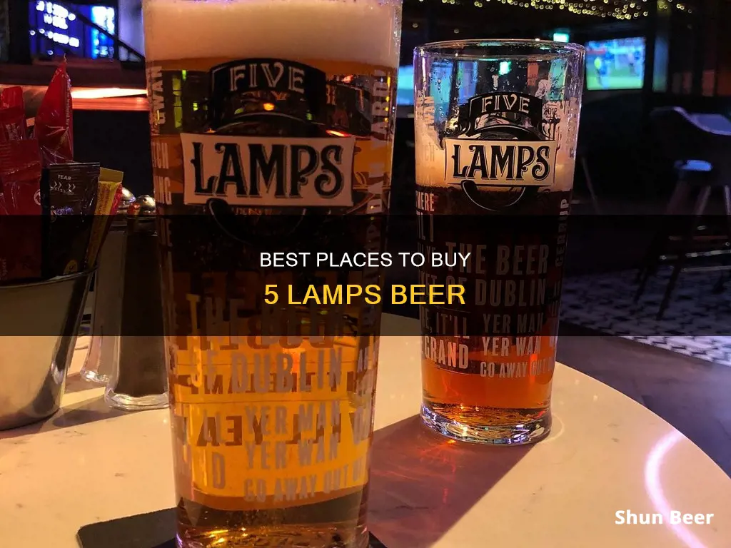 where can i buy 5 lamps beer