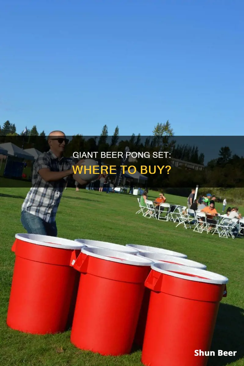 where can i buy a giant beer pong set