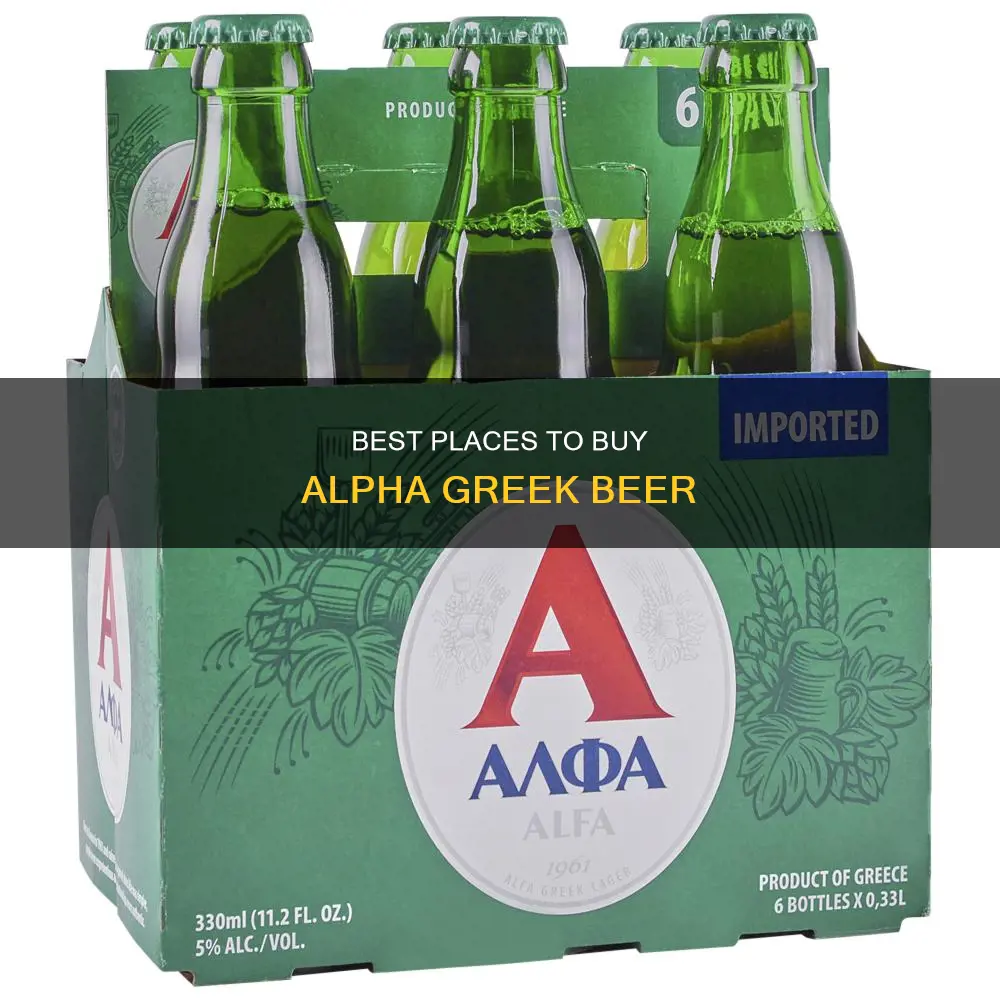 where can i buy alpha greek beer