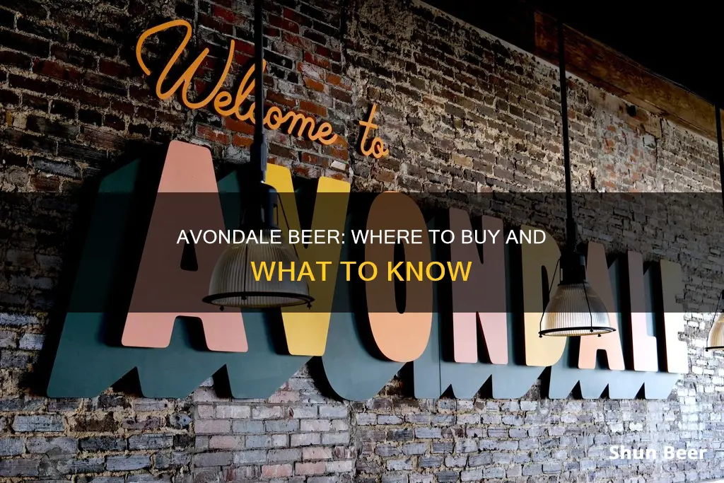 where can i buy avondale beer