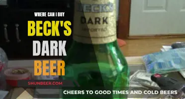 Beck's Dark Beer: Where to Buy and Enjoy It