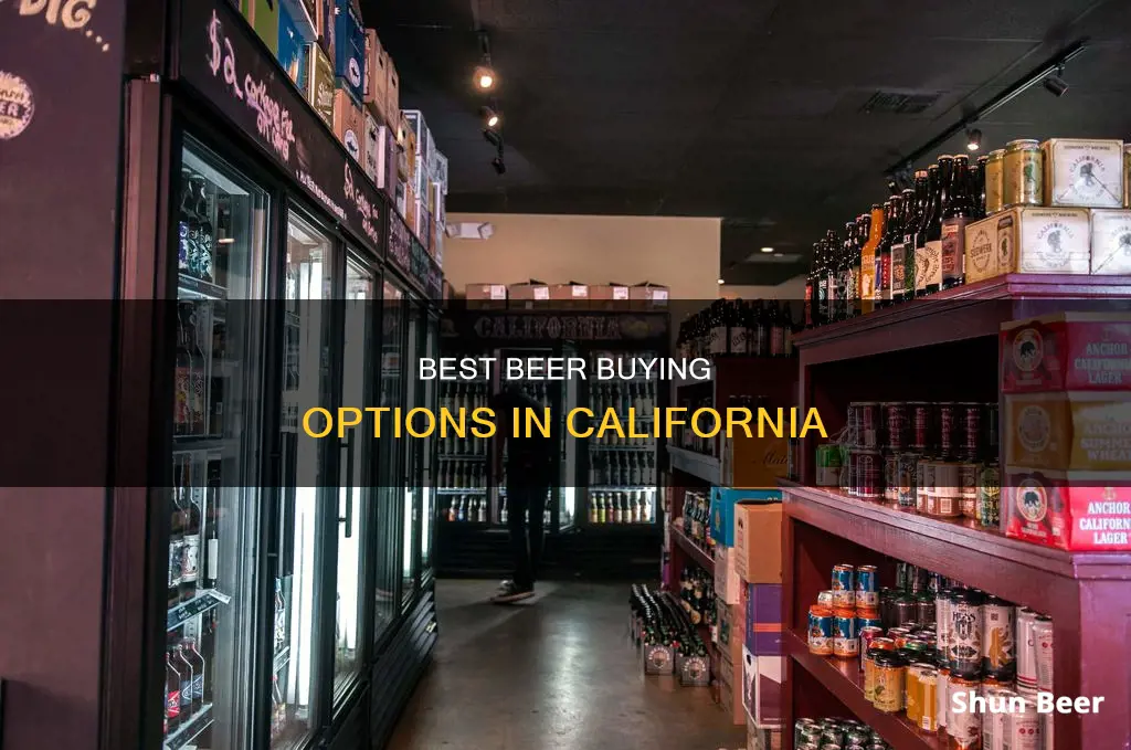 where can i buy beer in california