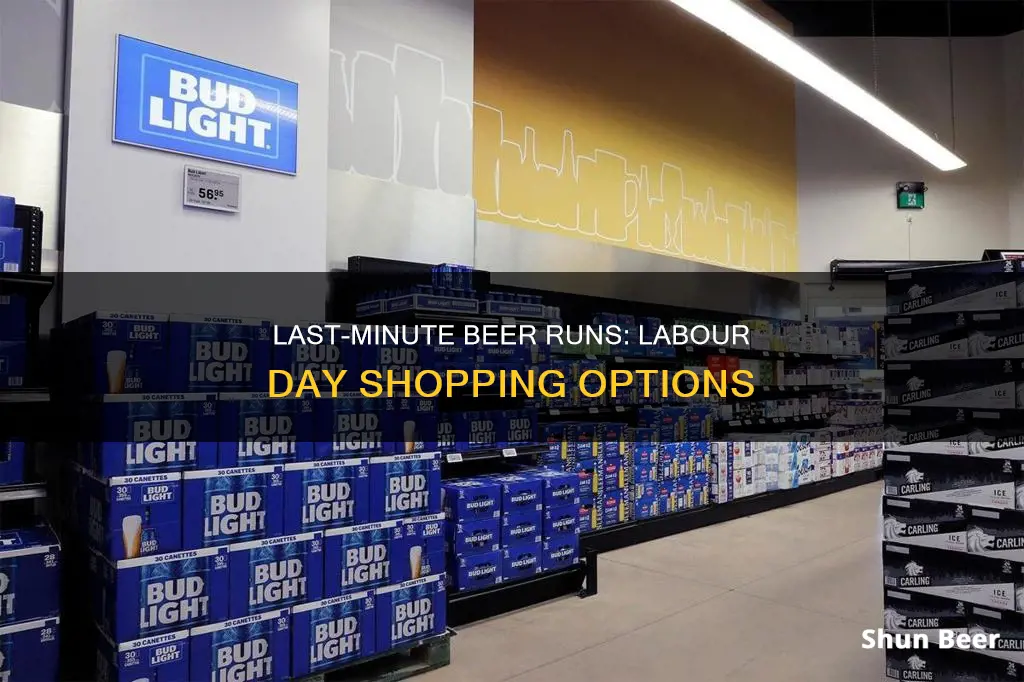 where can i buy beer on labour day