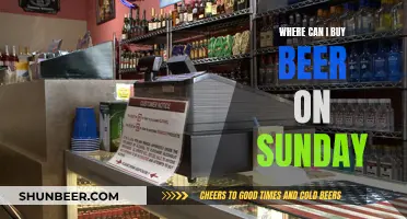 Buying Beer on Sundays: Where and When?