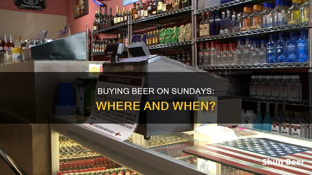 where can i buy beer on sunday