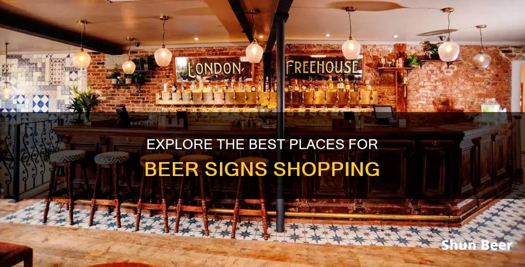 where can i buy beer signs