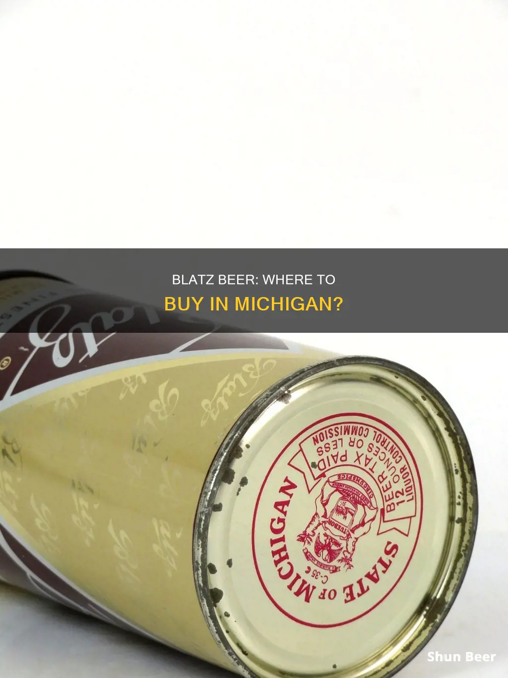 where can i buy blatz beer in michigan