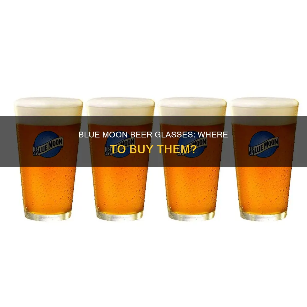 where can i buy blue moon beer glasses