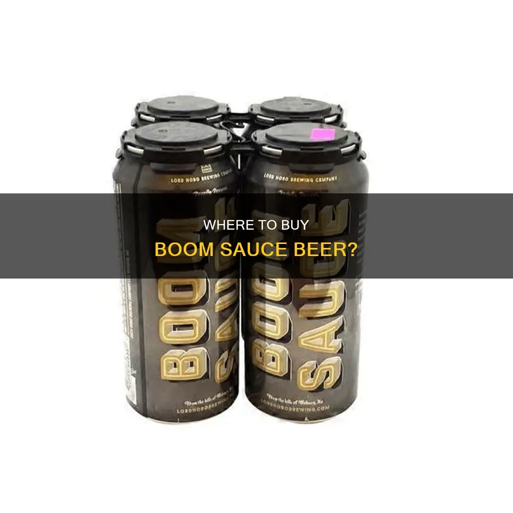 where can i buy boom sauce beer