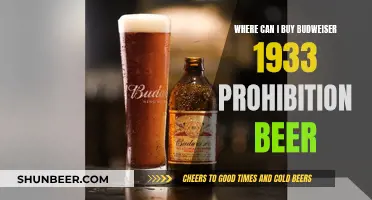 Where to Buy Budweiser's 1933 Prohibition Beer