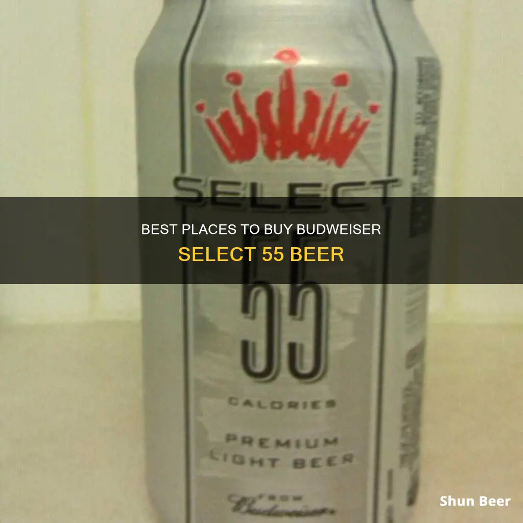 where can i buy budweiser select 55 beer