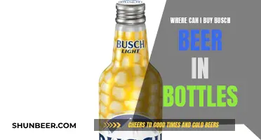 Busch Beer: Bottled and Available for Purchase