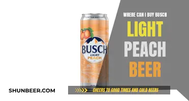 Best Places to Buy Busch Light Peach Beer