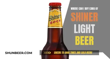 Shiner Light Beer: Where to Buy Cans?