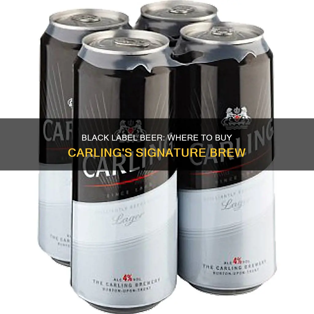 where can i buy carling black label beer