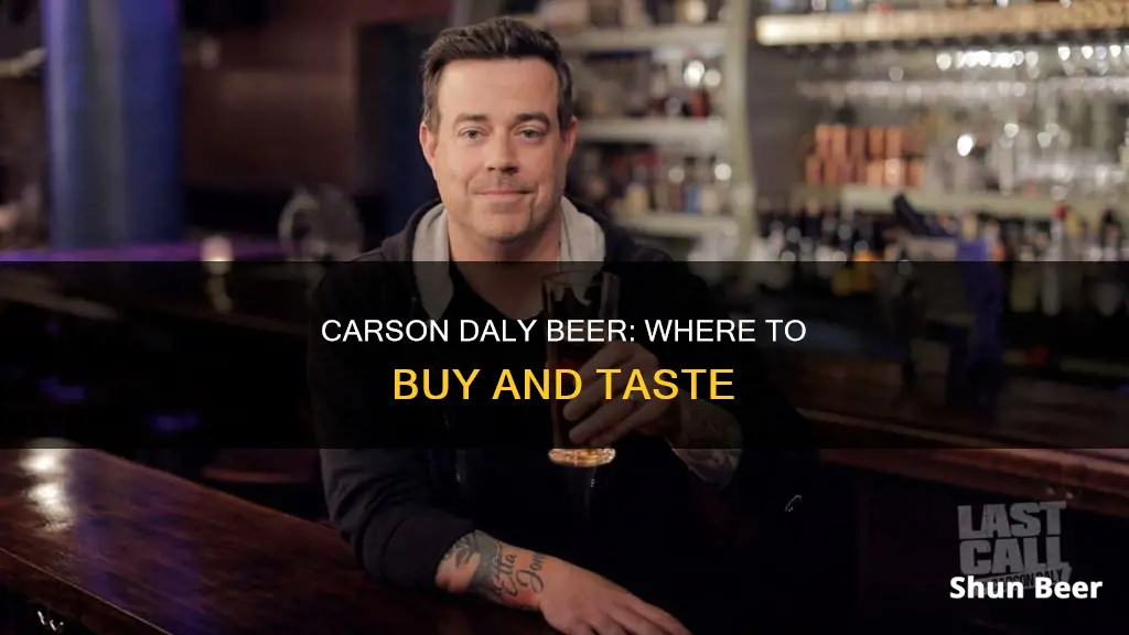 where can i buy carson daly beer