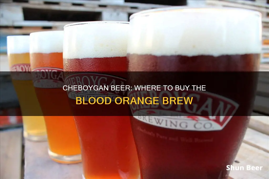 where can i buy cheboygan blood orange beer