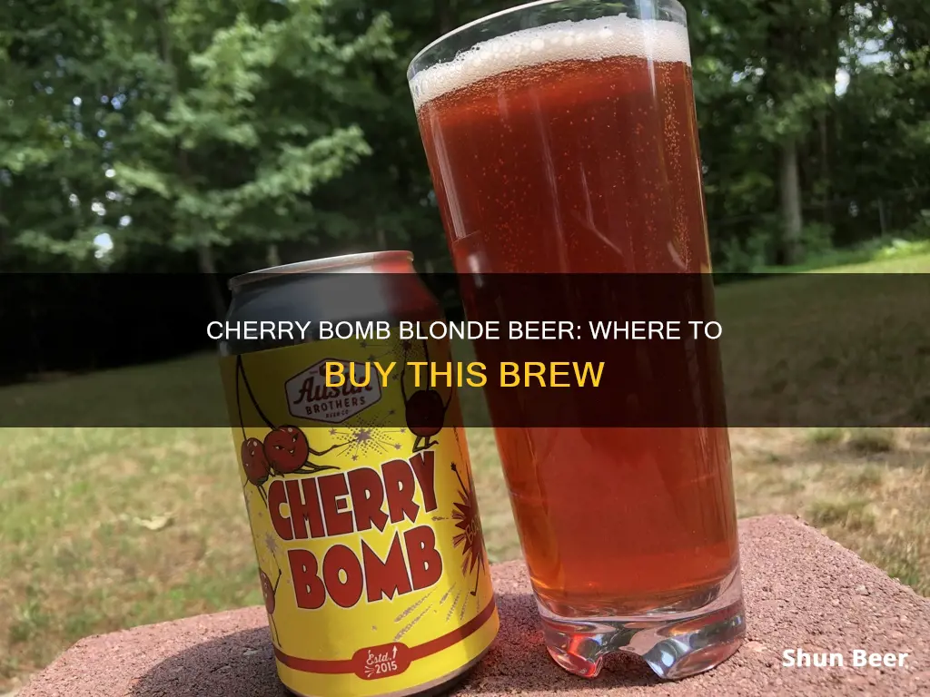 where can i buy cherry bomb blonde beer