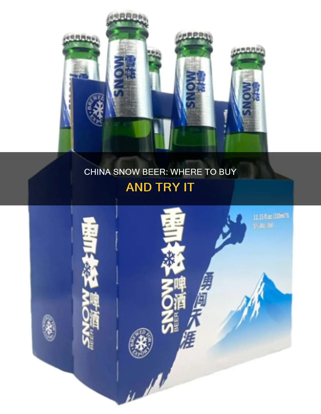 where can i buy china snow beer