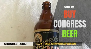 Congress Beer: Where to Buy and Enjoy It