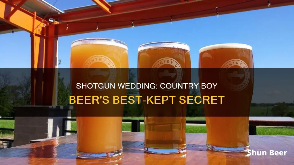 where can i buy country boy beer shotgun wedding