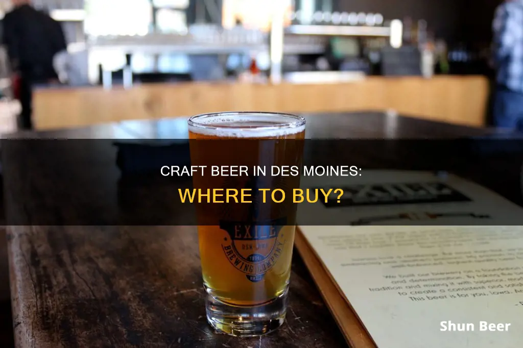 where can i buy craft beer in des moines