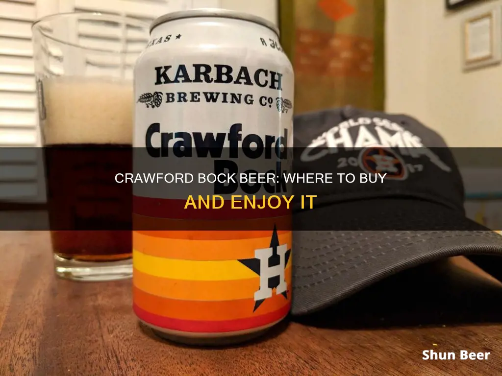 where can i buy crawford bock beer