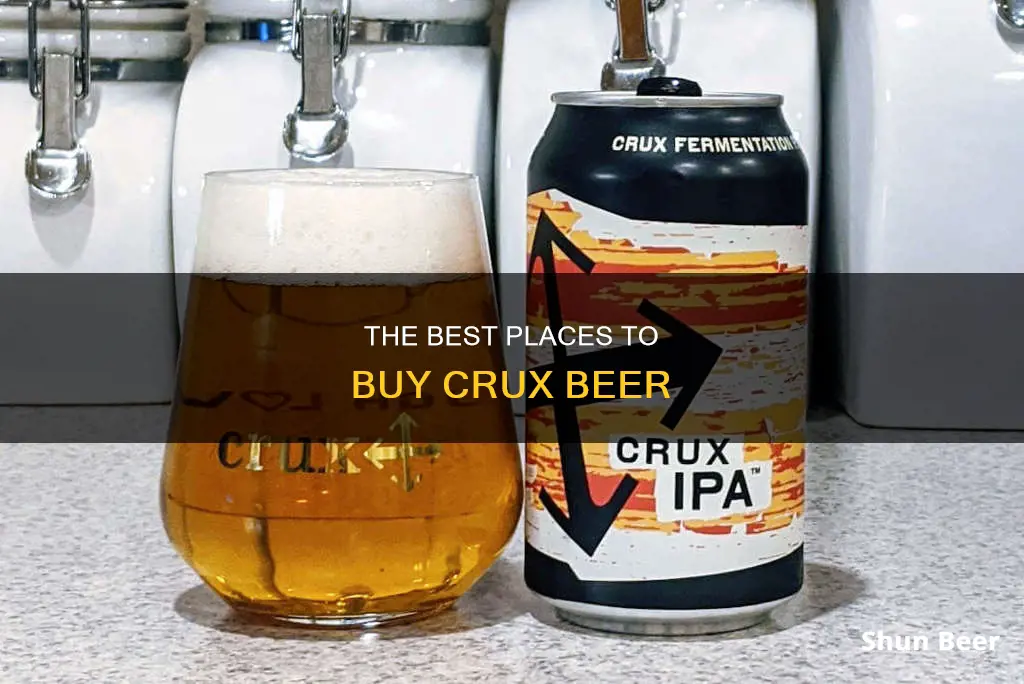 where can i buy crux beer