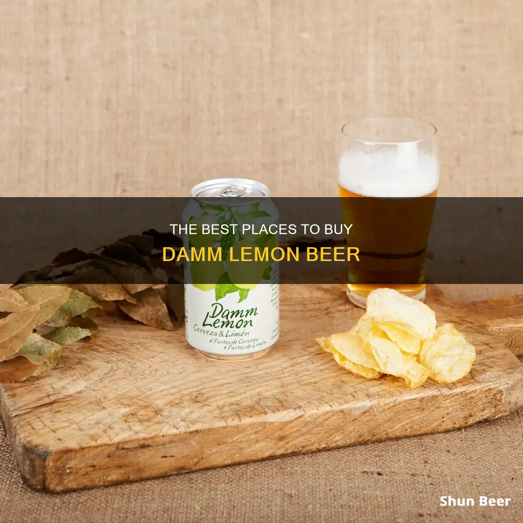 where can i buy damm lemon beer