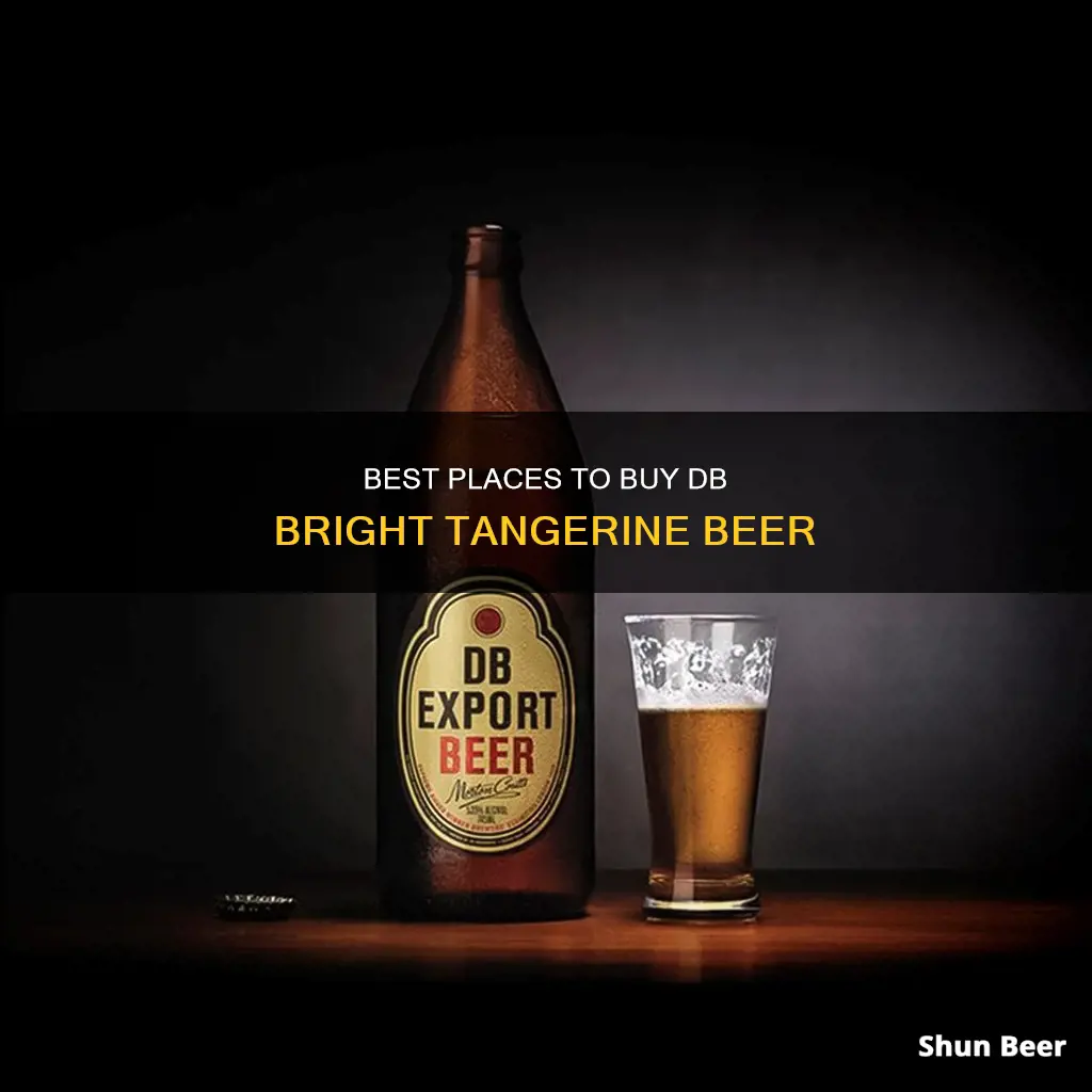 where can i buy db bright tangerine beer