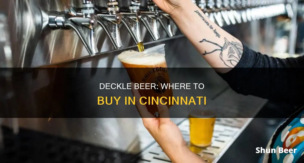 where can i buy deckle beer in cincinnati