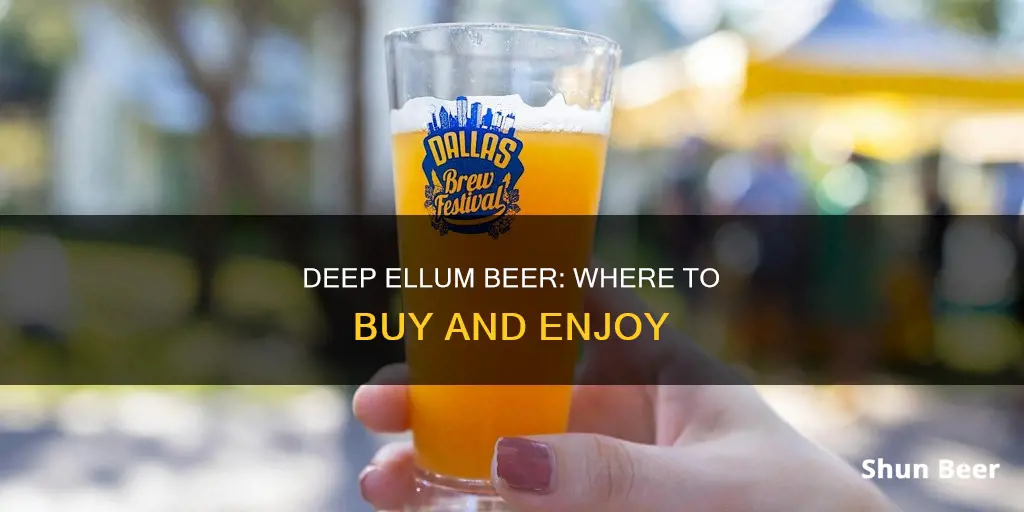 where can i buy deep ellum beer