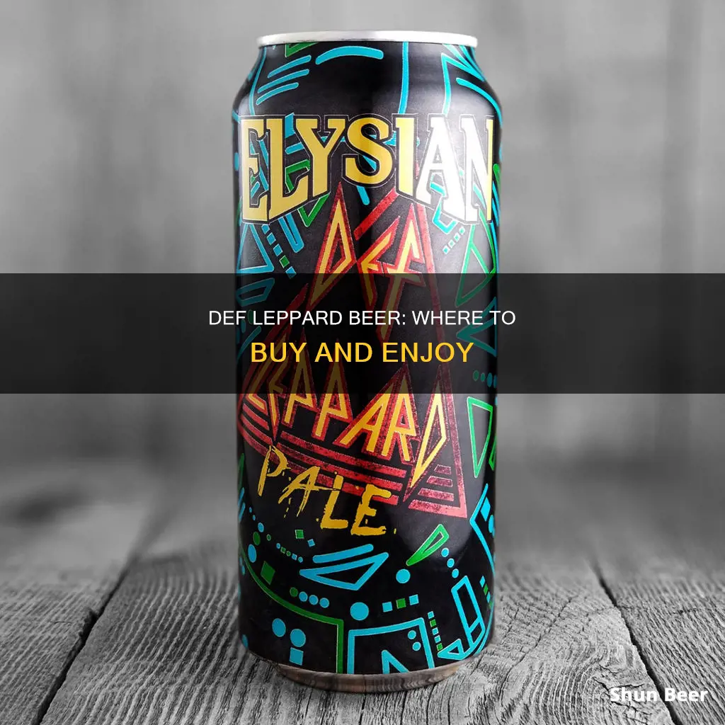 where can i buy def leppard beer