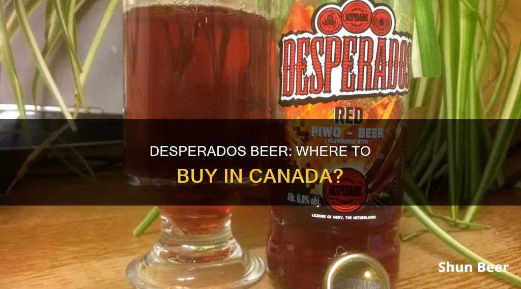 where can i buy desperados beer in canada