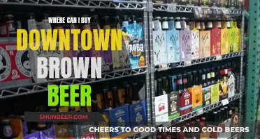 Best Places to Buy Downtown Brown Beer