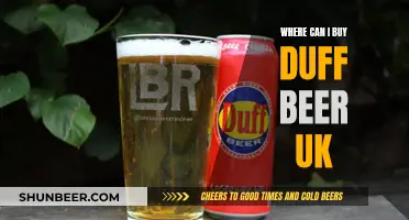 Duff Beer: Where UK Fans Can Buy It