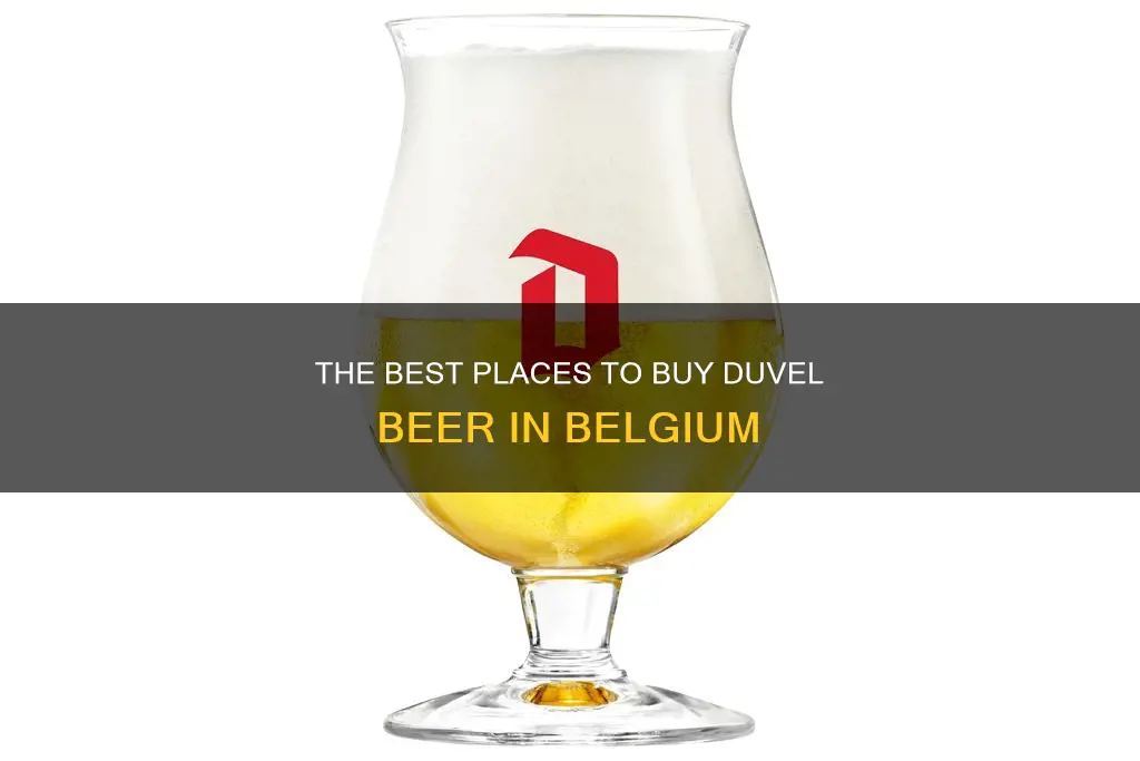 where can i buy duvel beer belgium