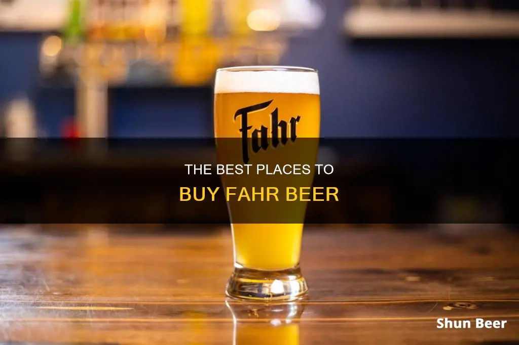 where can i buy fahr beer