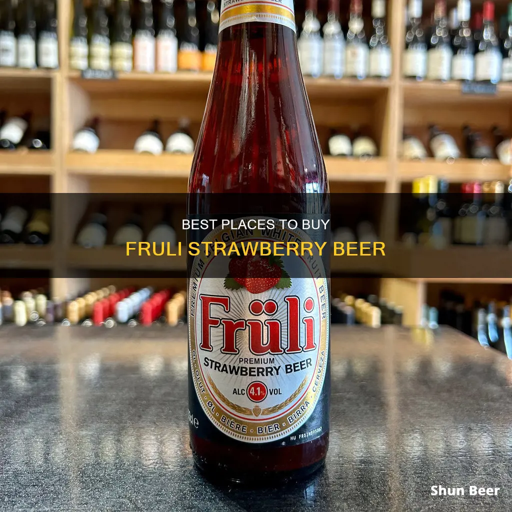 where can i buy fruli strawberry beer