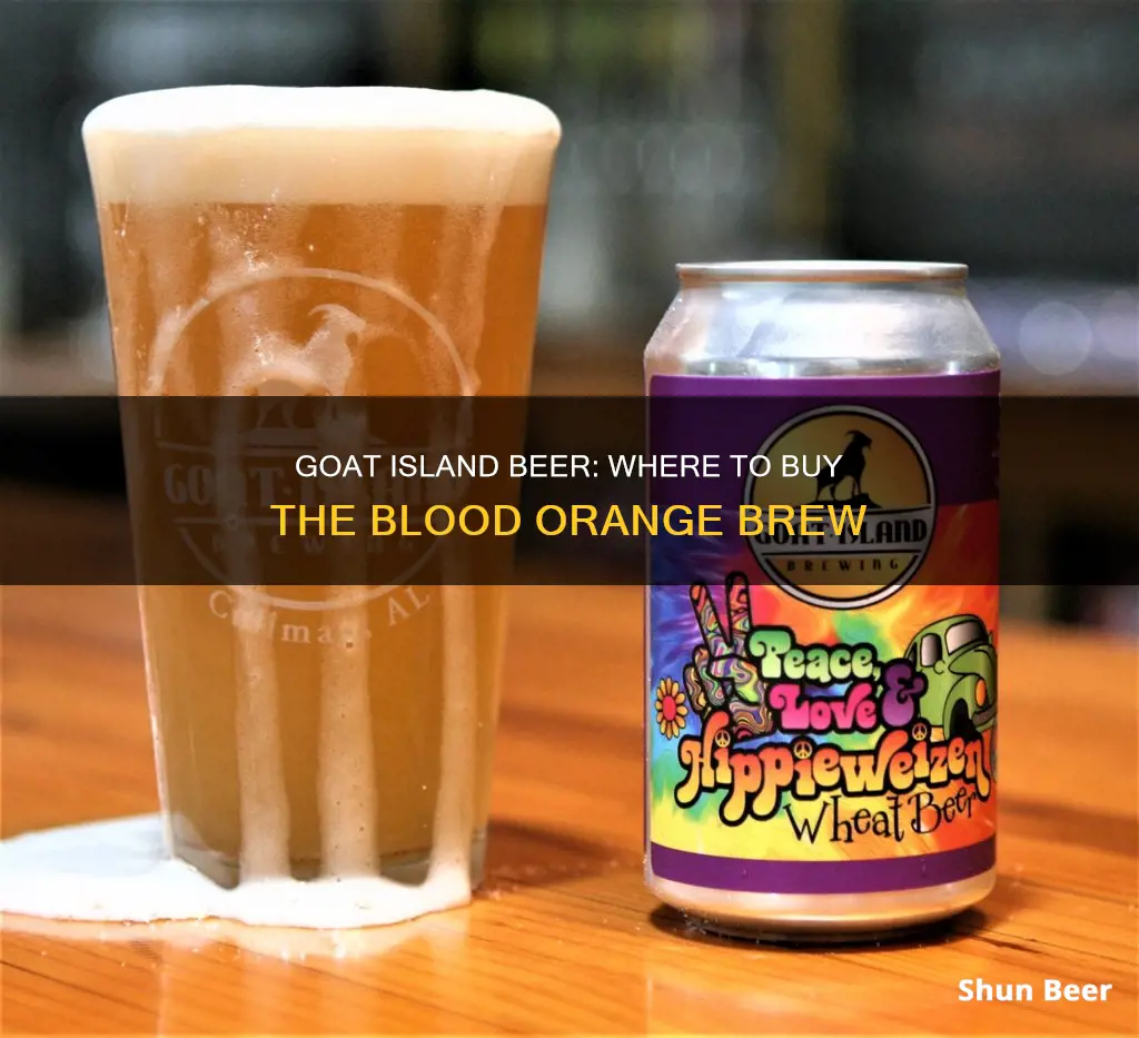 where can i buy goat island blood orange beer