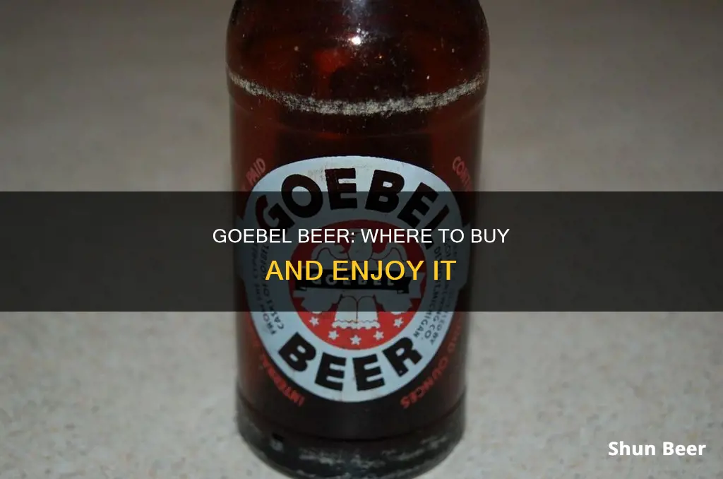 where can i buy goebel beer