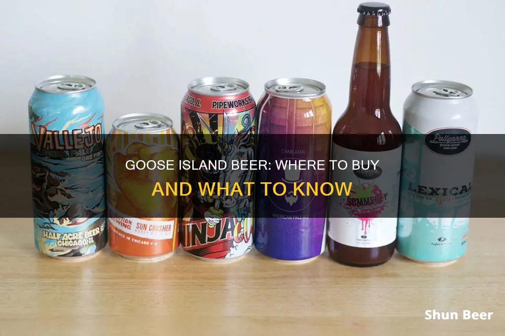 where can i buy goose island beer