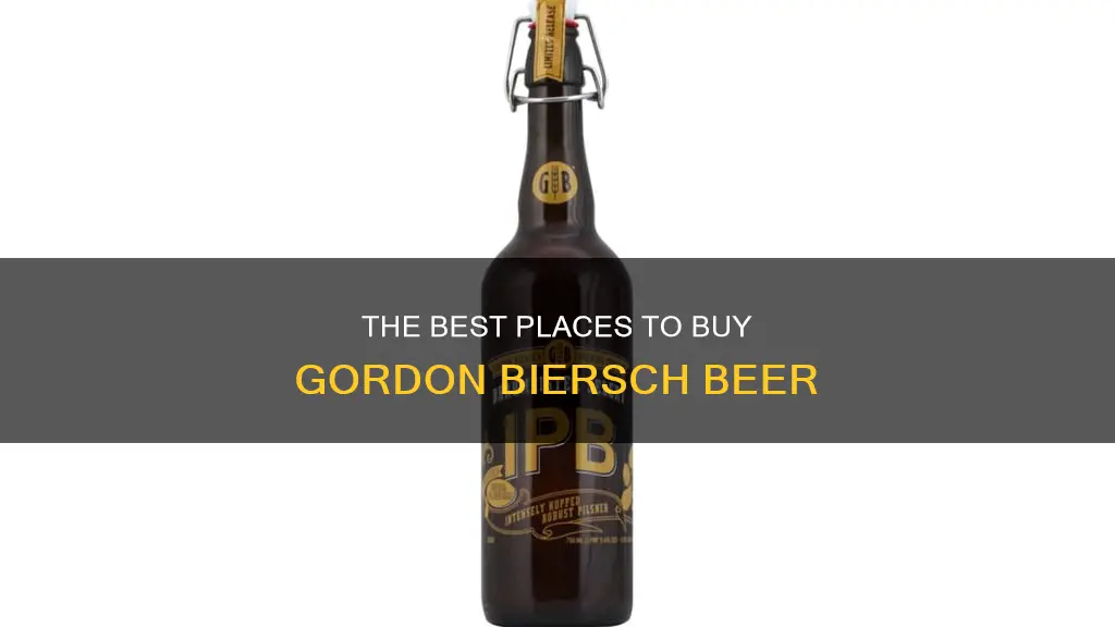 where can i buy gordon biersch beer