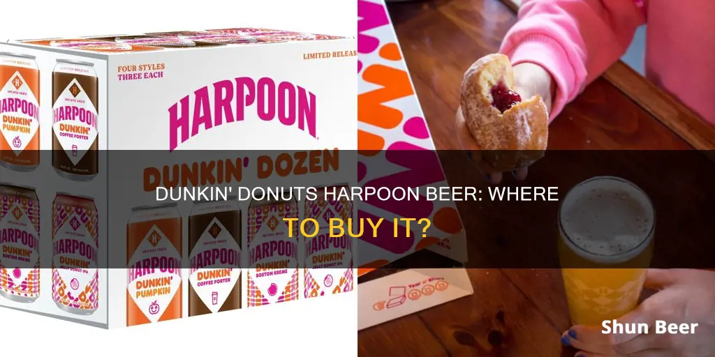 where can i buy harpoon dunkin donuts beer