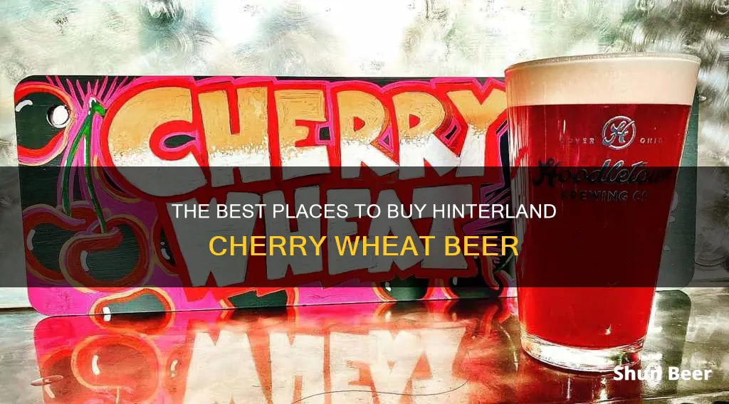 where can i buy hinterland cherry wheat beer