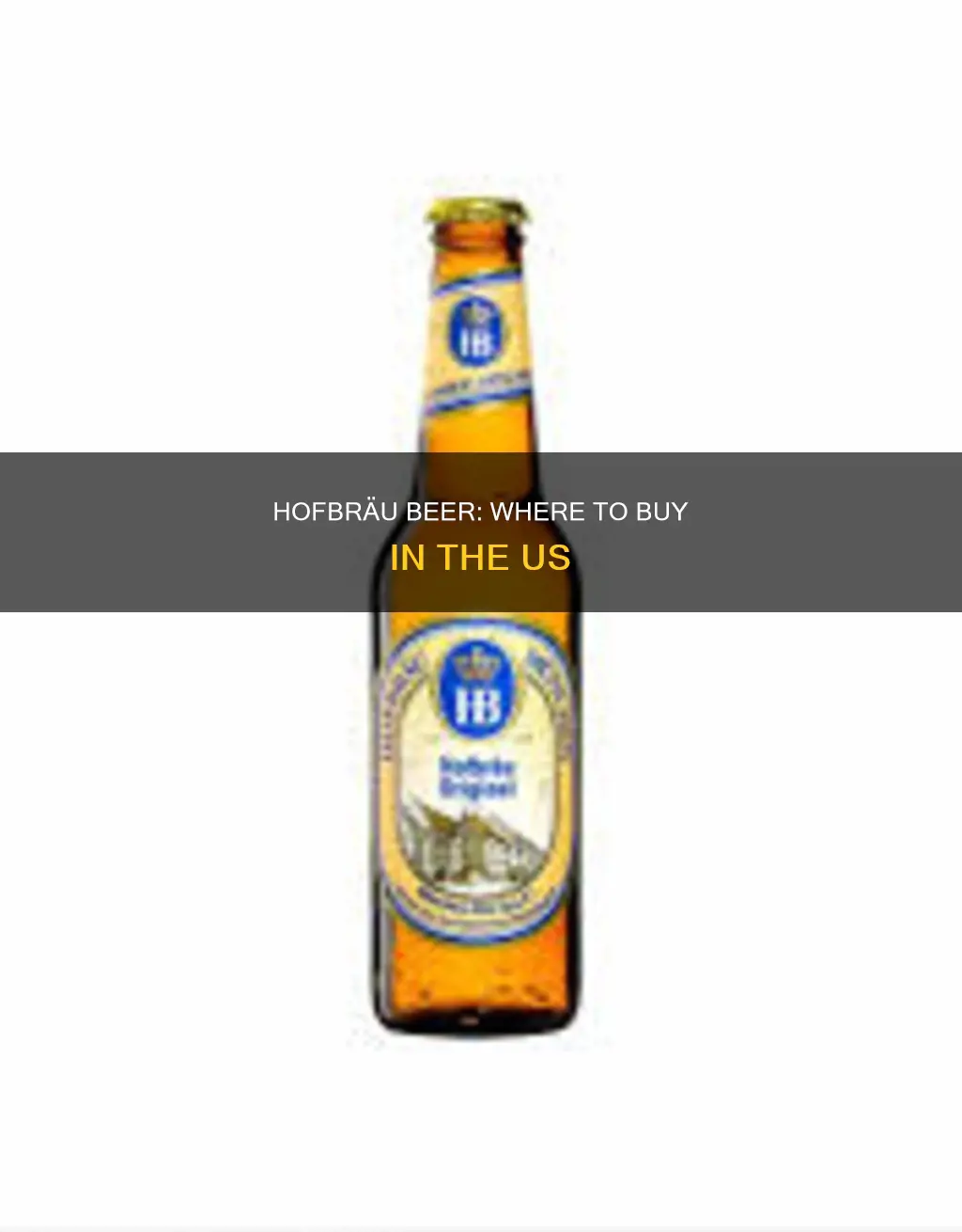 where can i buy hofbrau beer in the us