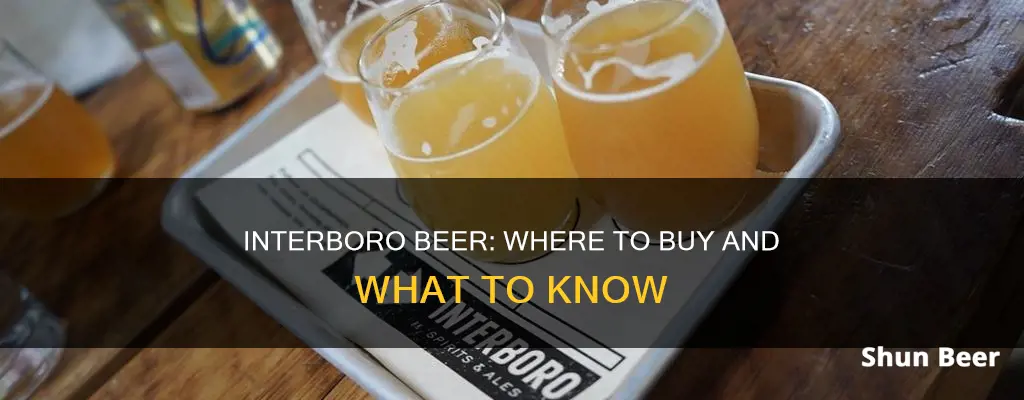 where can i buy interboro beer